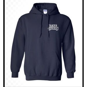 Luke Combs "Beer Never Broke My Heart" Dark Blue Concert Hoodie Sweatshirt Large
